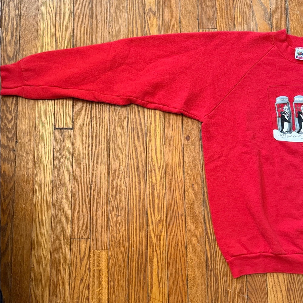 90’s Four Calling Birds Vintage Christmas Crewneck Sweater - Picture 4 of 10